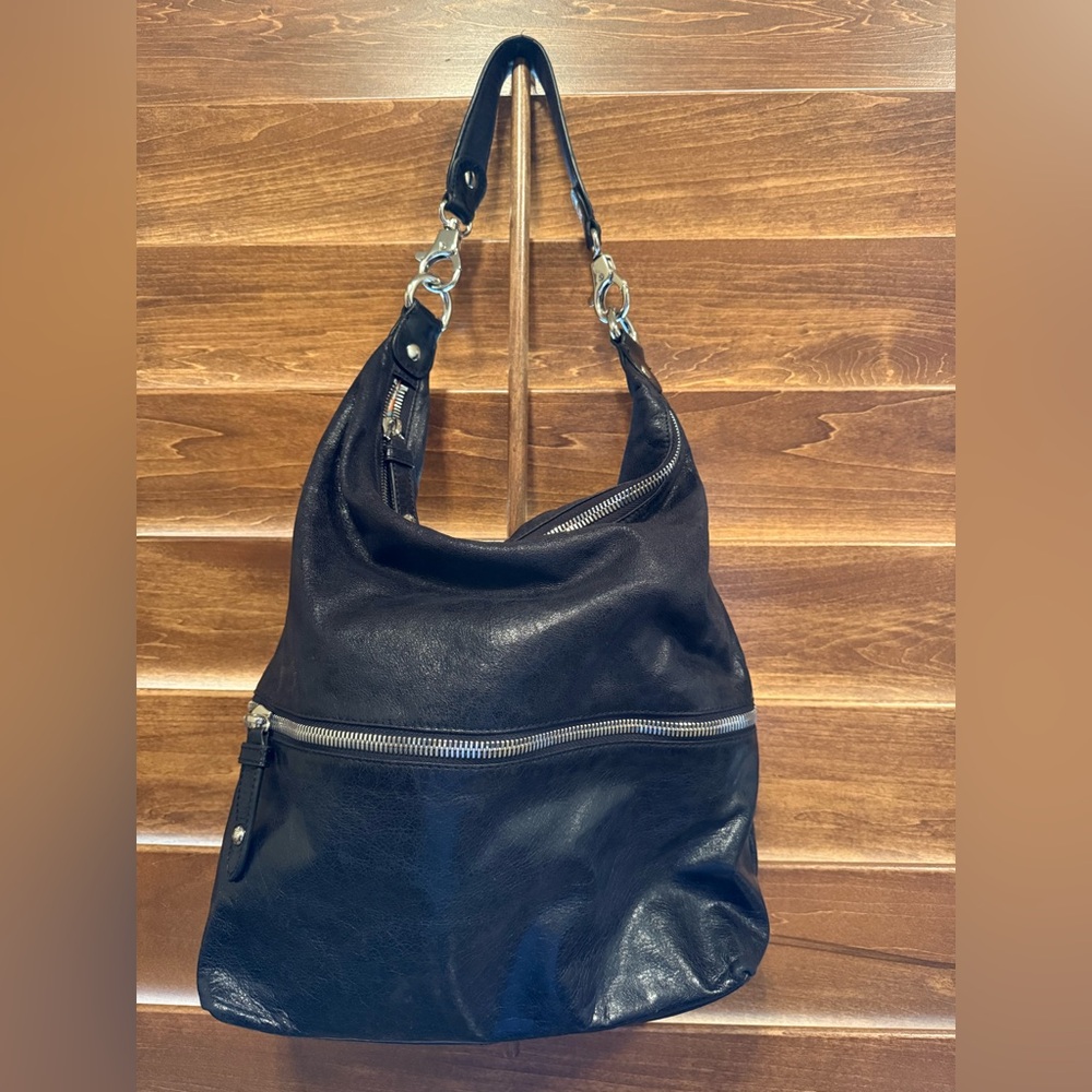 HOBO Black Leather Bag